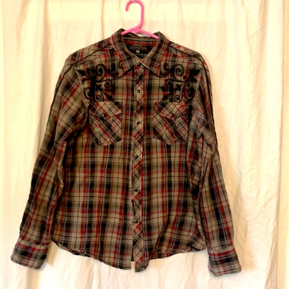 Pop Icon Clothing Mens Western Shirt